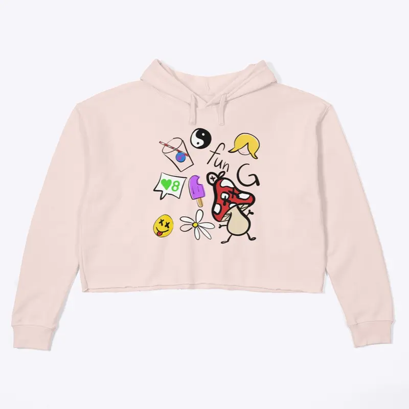 Fun-G-Pam Cropped Hoodie