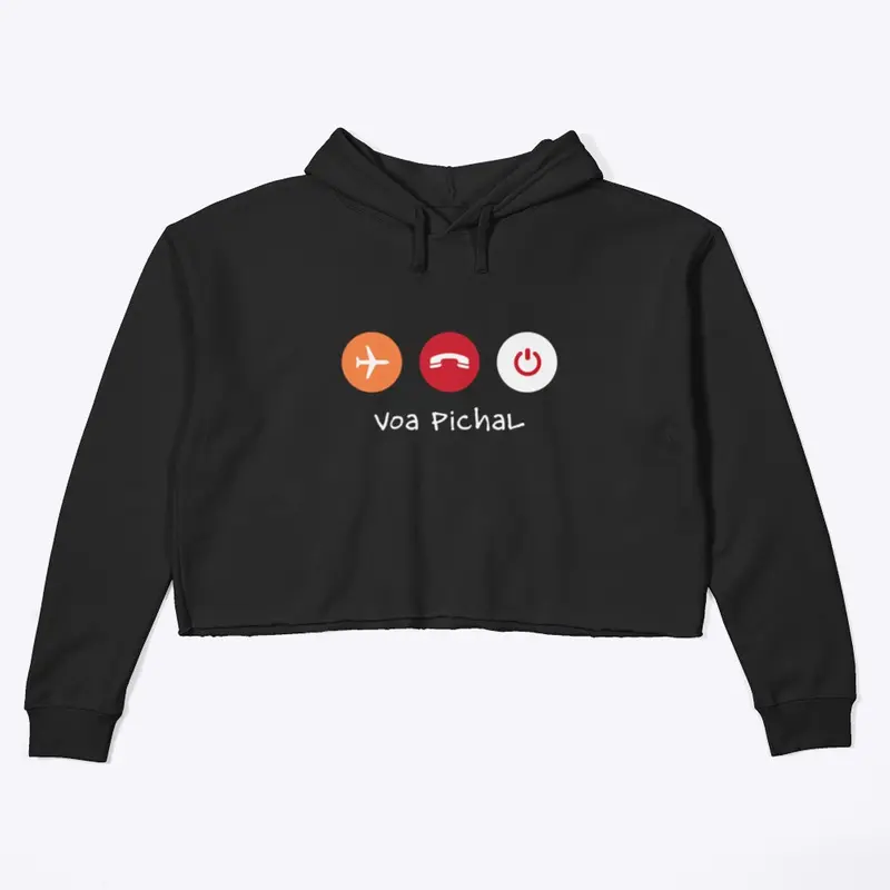 Voa Pichal Crop Hoodie